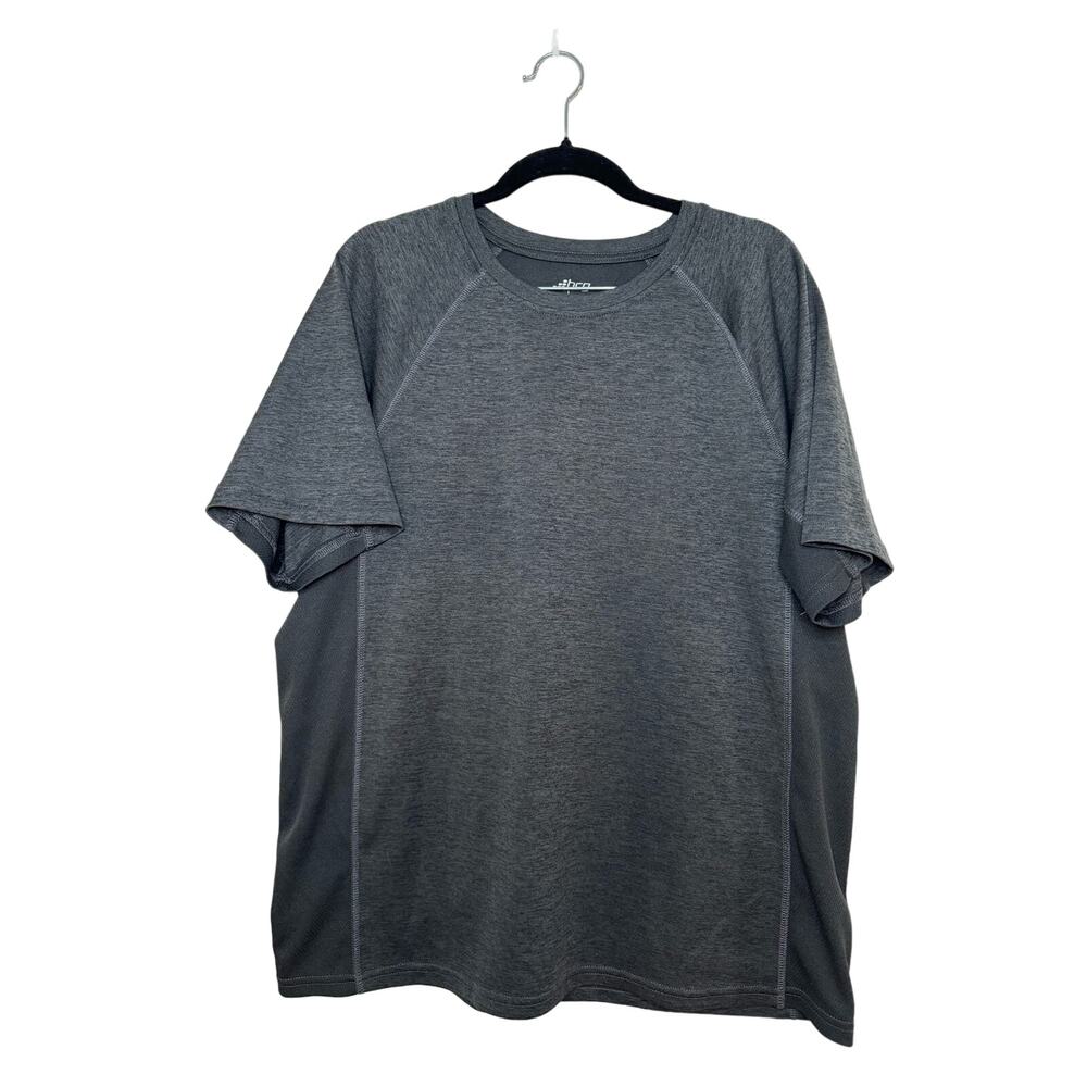 BCG Men's Large Gray‎ Short Sleeve Active Shirt Outerwear Activewear
